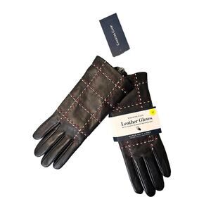 Charter Club Women’s Genuine Leather Touchscreen Gloves | Warm & Soft